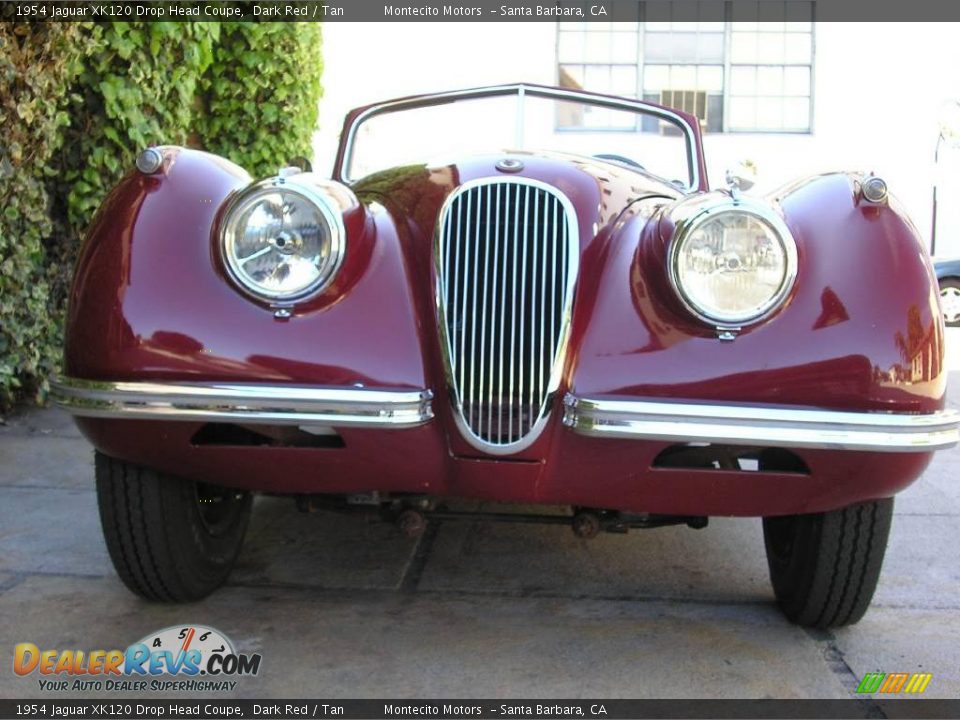 1954 Jaguar XK120 Drop Head Coupe Dark Red / Tan Photo #36