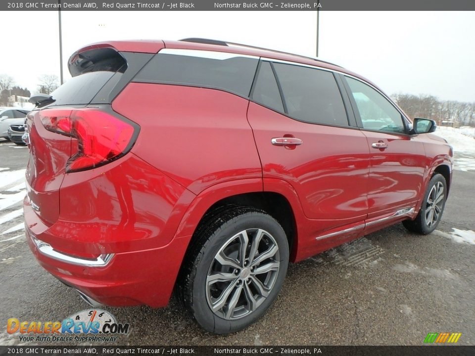 2018 GMC Terrain Denali AWD Red Quartz Tintcoat / ­Jet Black Photo #5