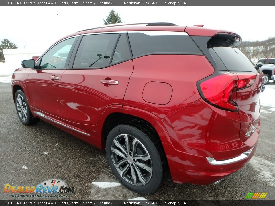 2018 GMC Terrain Denali AWD Red Quartz Tintcoat / ­Jet Black Photo #7