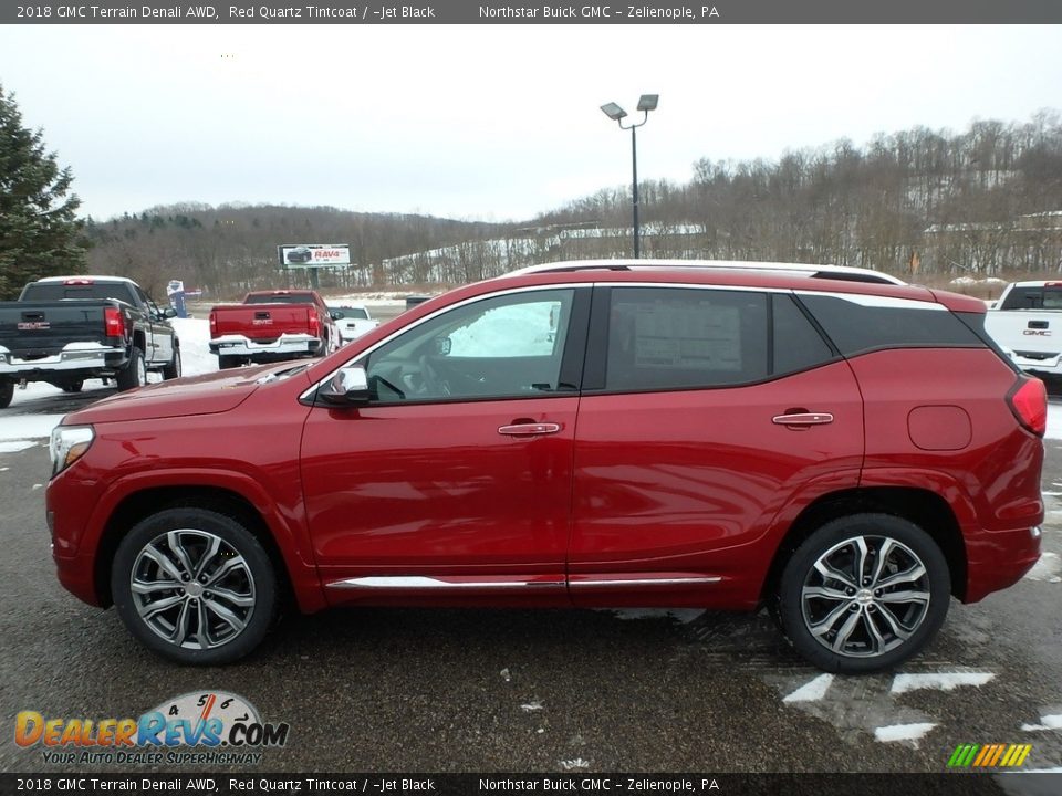 2018 GMC Terrain Denali AWD Red Quartz Tintcoat / ­Jet Black Photo #8