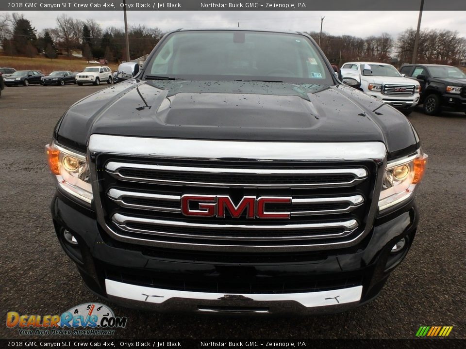 2018 GMC Canyon SLT Crew Cab 4x4 Onyx Black / Jet Black Photo #2