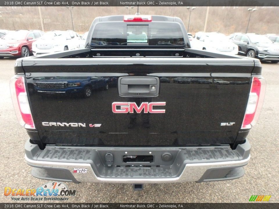 2018 GMC Canyon SLT Crew Cab 4x4 Onyx Black / Jet Black Photo #6