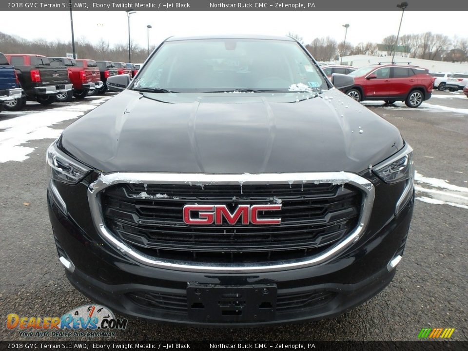 2018 GMC Terrain SLE AWD Ebony Twilight Metallic / ­Jet Black Photo #2