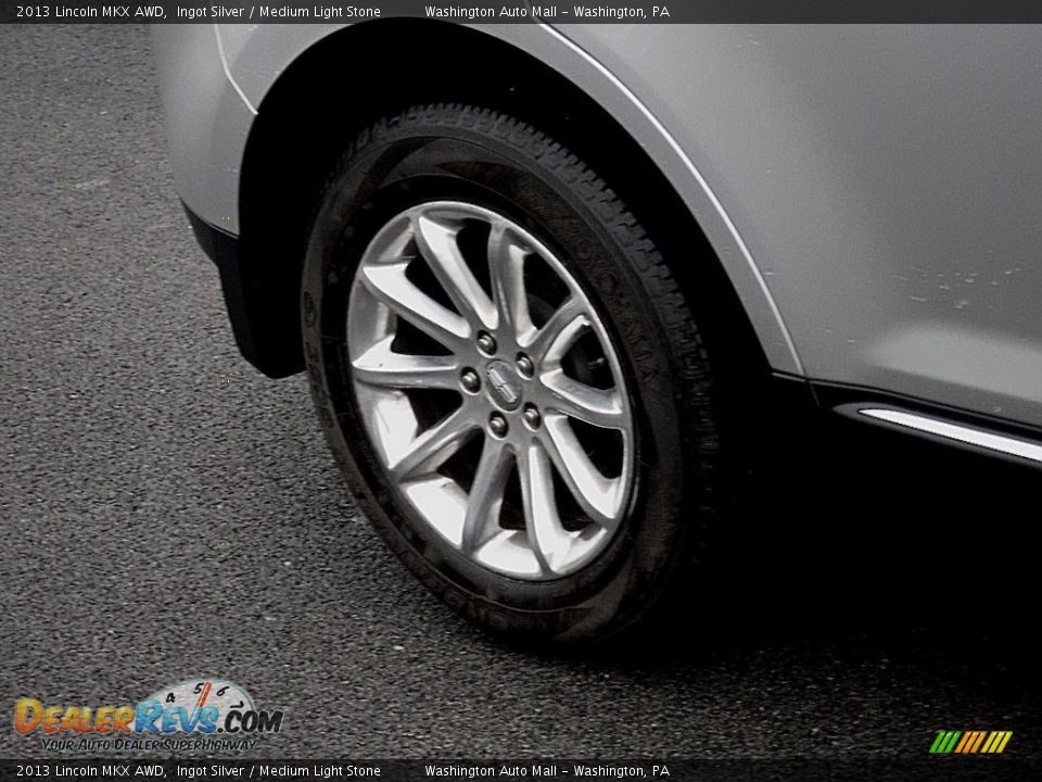 2013 Lincoln MKX AWD Ingot Silver / Medium Light Stone Photo #3