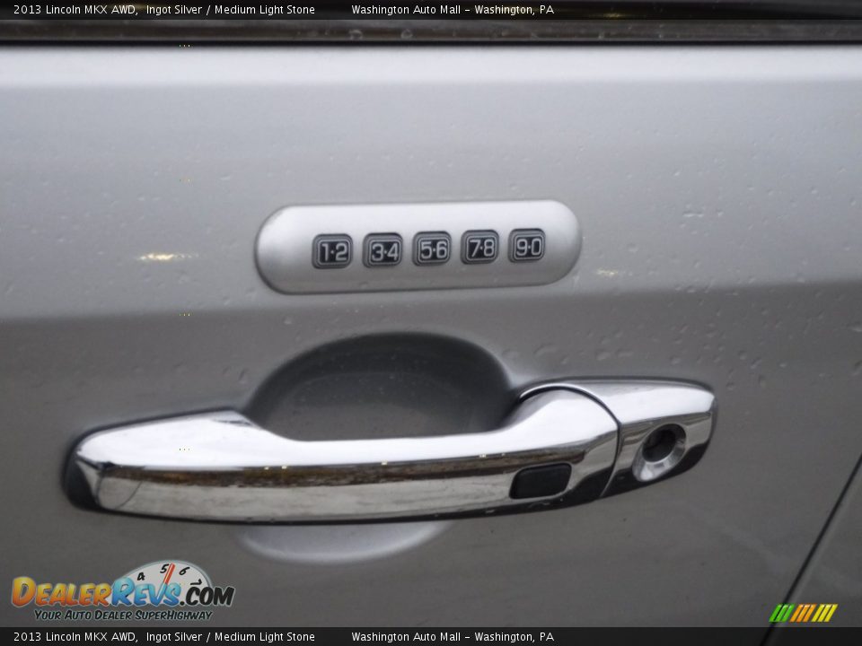 2013 Lincoln MKX AWD Ingot Silver / Medium Light Stone Photo #8