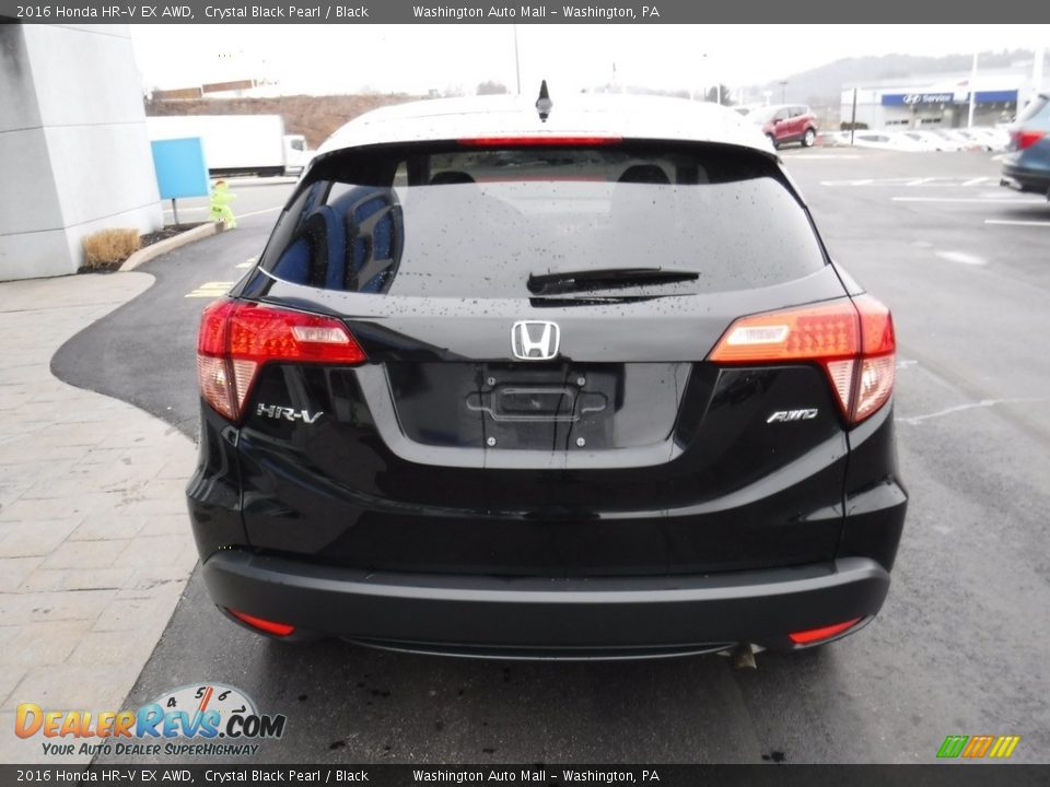 2016 Honda HR-V EX AWD Crystal Black Pearl / Black Photo #8