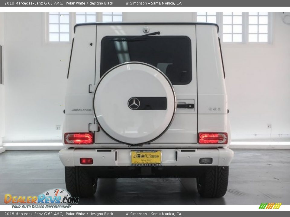2018 Mercedes-Benz G 63 AMG Polar White / designo Black Photo #3