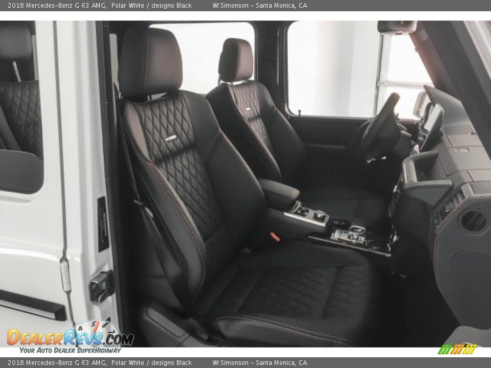 2018 Mercedes-Benz G 63 AMG Polar White / designo Black Photo #6