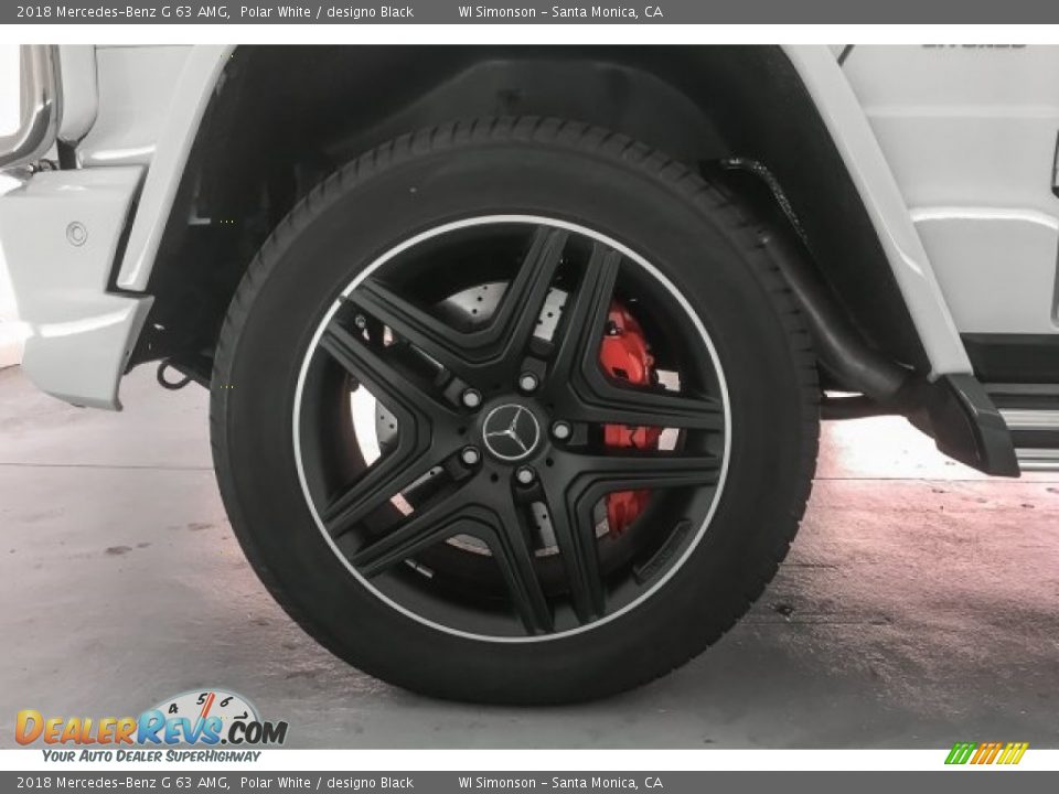 2018 Mercedes-Benz G 63 AMG Polar White / designo Black Photo #8