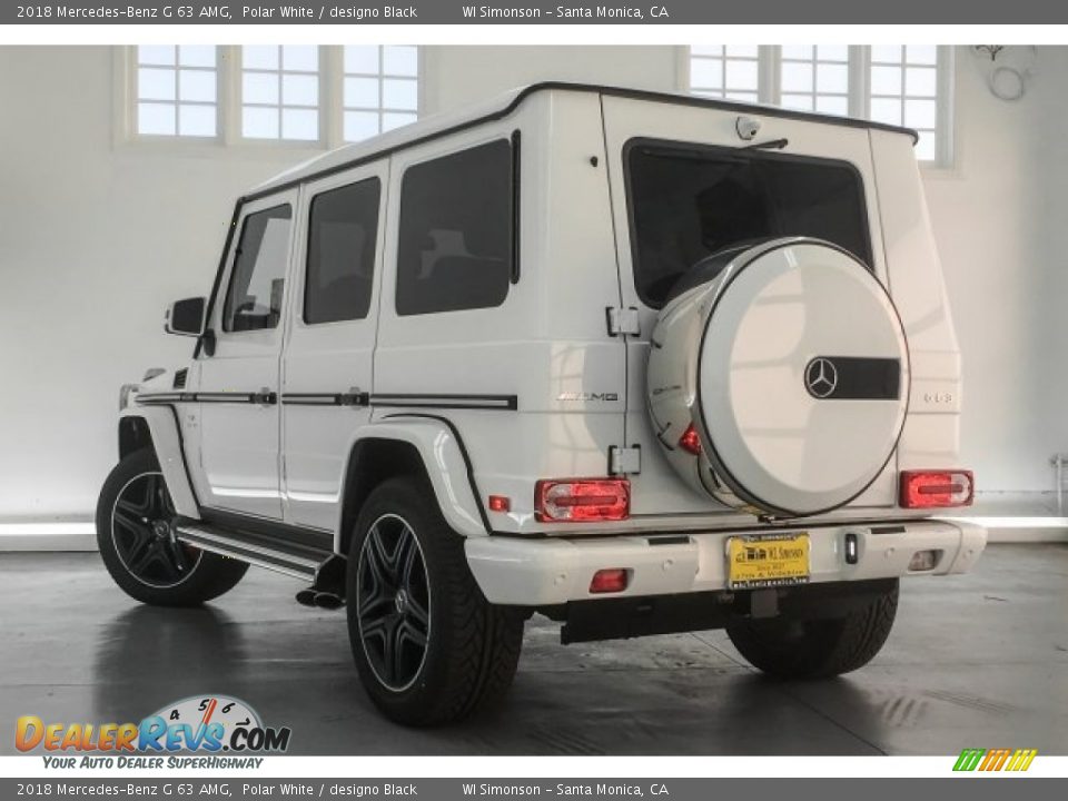 2018 Mercedes-Benz G 63 AMG Polar White / designo Black Photo #10