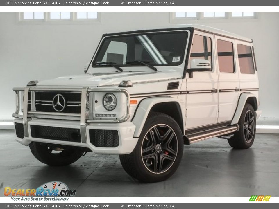2018 Mercedes-Benz G 63 AMG Polar White / designo Black Photo #12