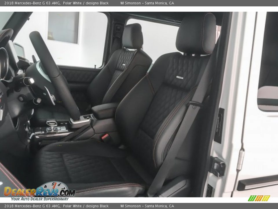 2018 Mercedes-Benz G 63 AMG Polar White / designo Black Photo #13
