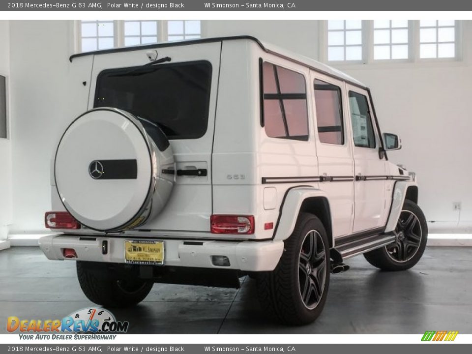 2018 Mercedes-Benz G 63 AMG Polar White / designo Black Photo #16
