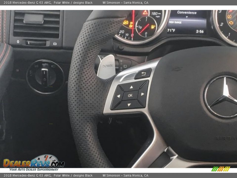2018 Mercedes-Benz G 63 AMG Polar White / designo Black Photo #17