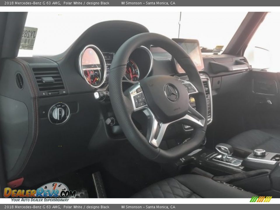 2018 Mercedes-Benz G 63 AMG Polar White / designo Black Photo #19