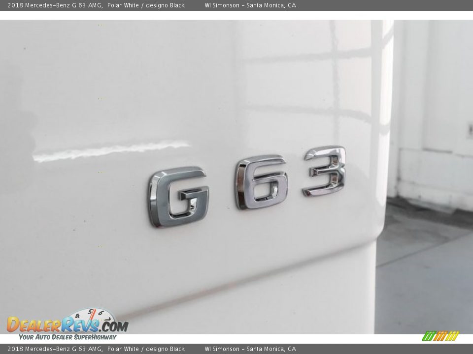 2018 Mercedes-Benz G 63 AMG Polar White / designo Black Photo #25