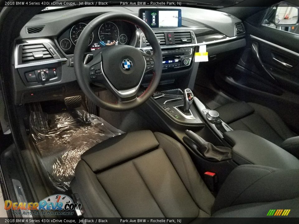 2018 BMW 4 Series 430i xDrive Coupe Jet Black / Black Photo #13