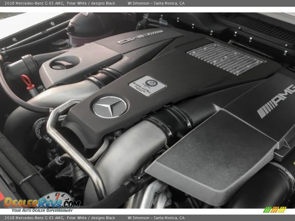 2018 Mercedes-Benz G 63 AMG Polar White / designo Black Photo #30