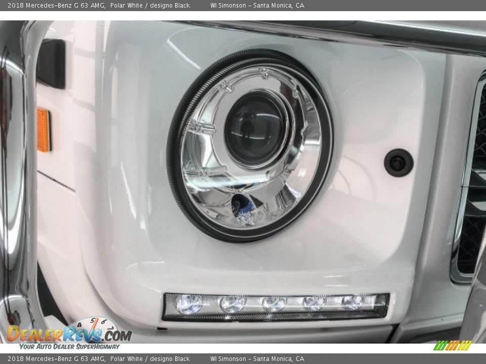 2018 Mercedes-Benz G 63 AMG Polar White / designo Black Photo #31