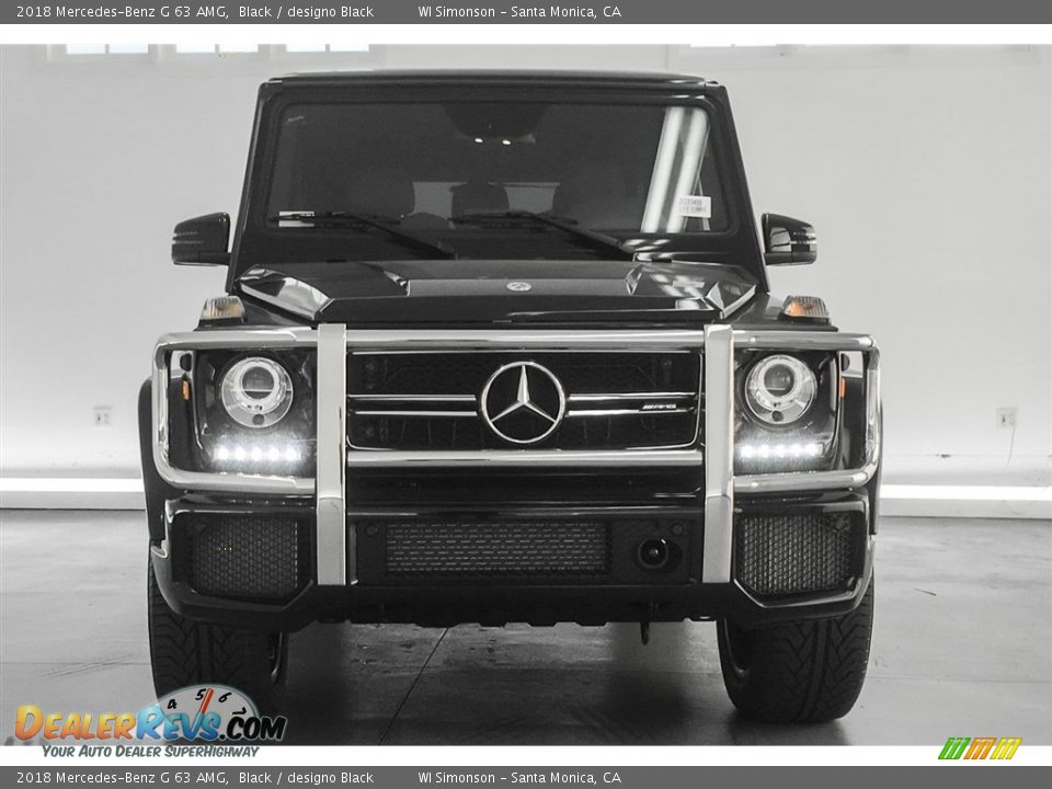 2018 Mercedes-Benz G 63 AMG Black / designo Black Photo #2