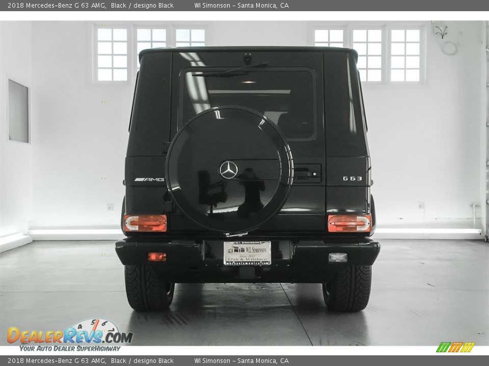 2018 Mercedes-Benz G 63 AMG Black / designo Black Photo #3