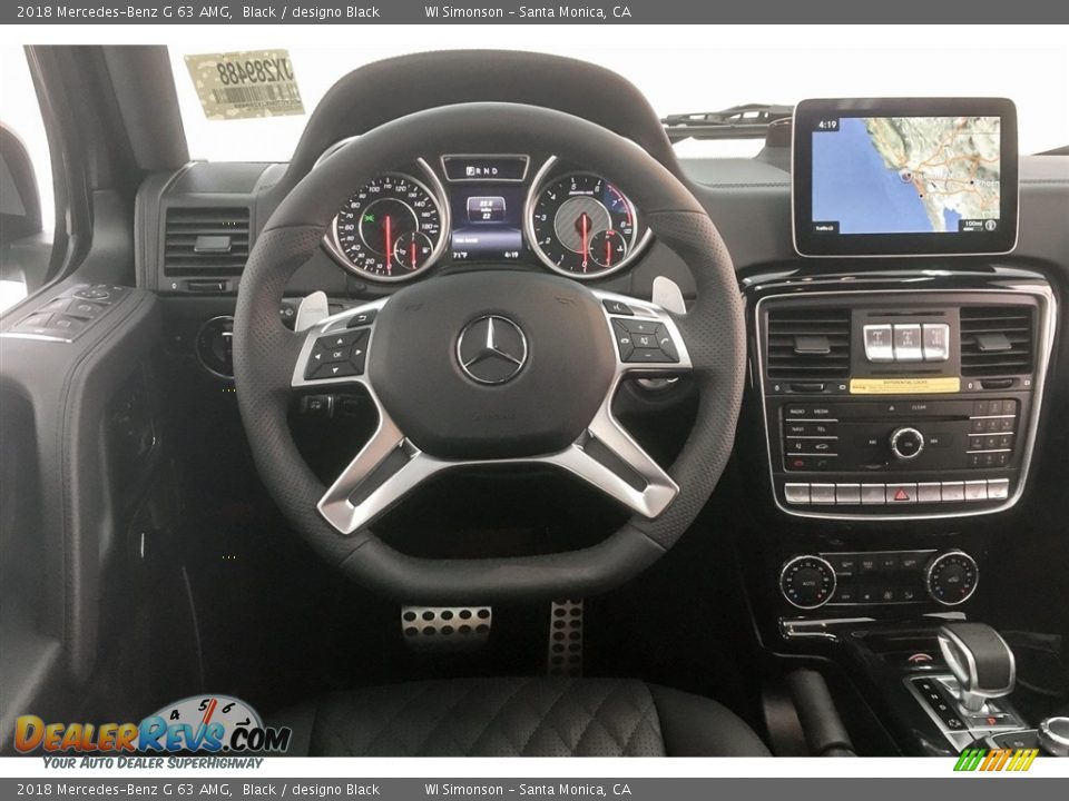 2018 Mercedes-Benz G 63 AMG Black / designo Black Photo #4