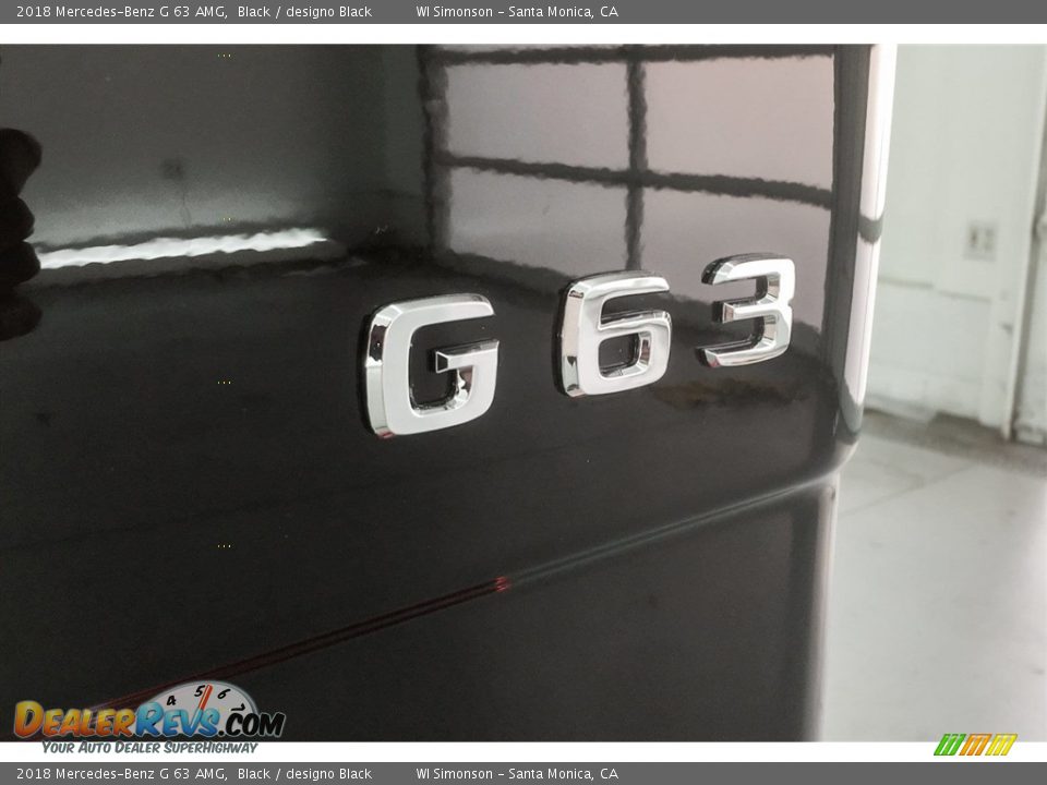 2018 Mercedes-Benz G 63 AMG Black / designo Black Photo #7