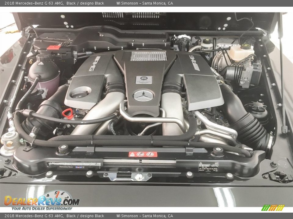 2018 Mercedes-Benz G 63 AMG 5.5 Liter AMG biturbo DOHC 32-Valve VVT V8 Engine Photo #9