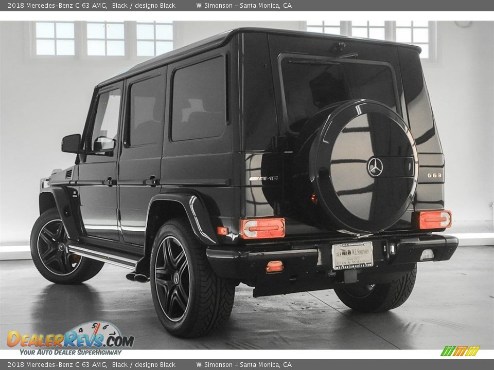 2018 Mercedes-Benz G 63 AMG Black / designo Black Photo #10