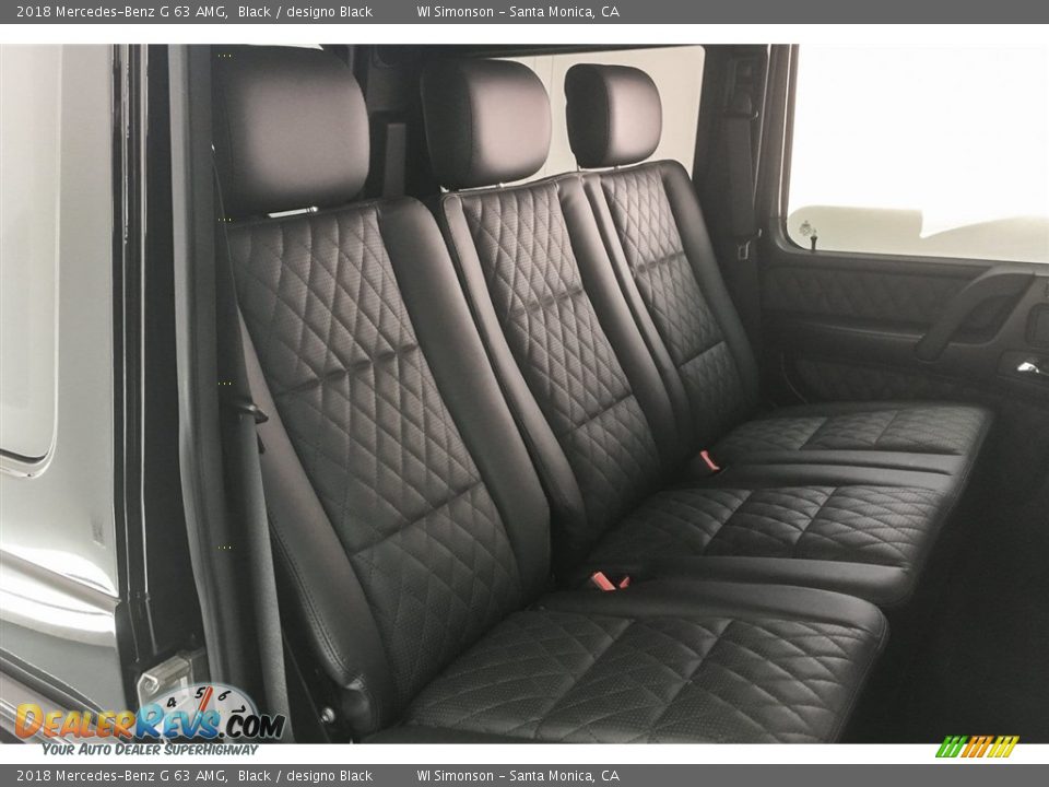 Rear Seat of 2018 Mercedes-Benz G 63 AMG Photo #13