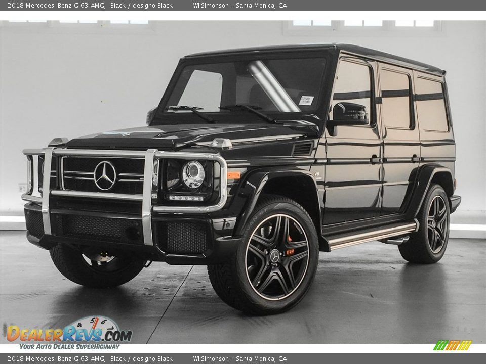 2018 Mercedes-Benz G 63 AMG Black / designo Black Photo #14