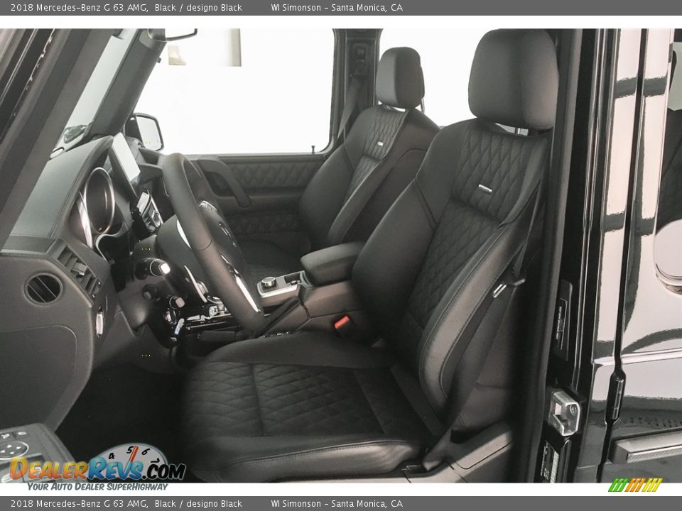 designo Black Interior - 2018 Mercedes-Benz G 63 AMG Photo #15