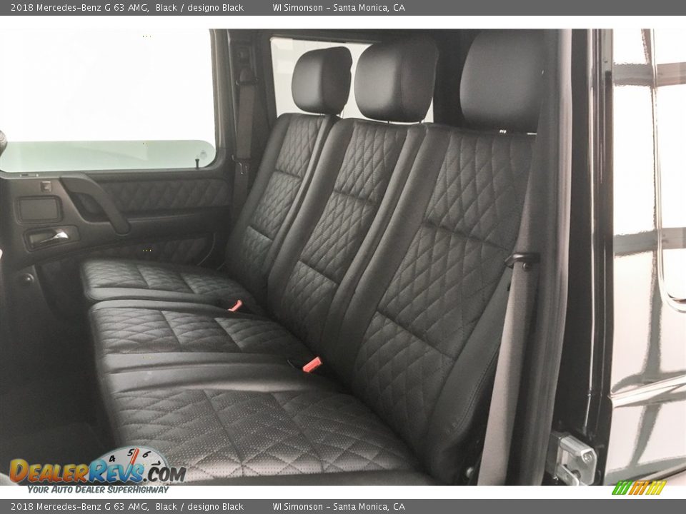 Rear Seat of 2018 Mercedes-Benz G 63 AMG Photo #16