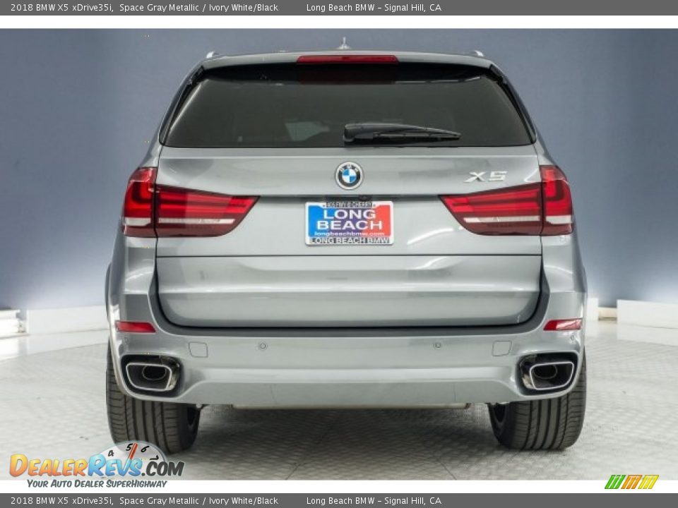 2018 BMW X5 xDrive35i Space Gray Metallic / Ivory White/Black Photo #3