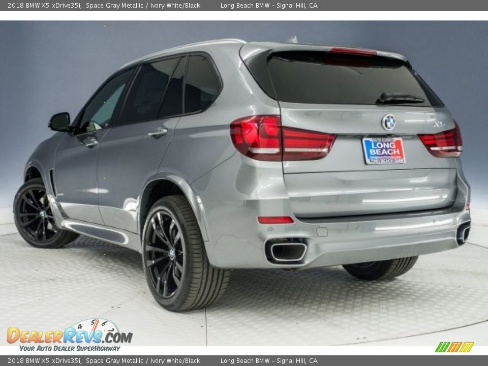 2018 BMW X5 xDrive35i Space Gray Metallic / Ivory White/Black Photo #4