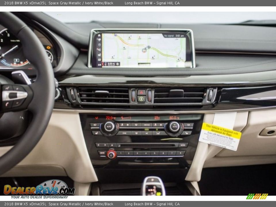 2018 BMW X5 xDrive35i Space Gray Metallic / Ivory White/Black Photo #5