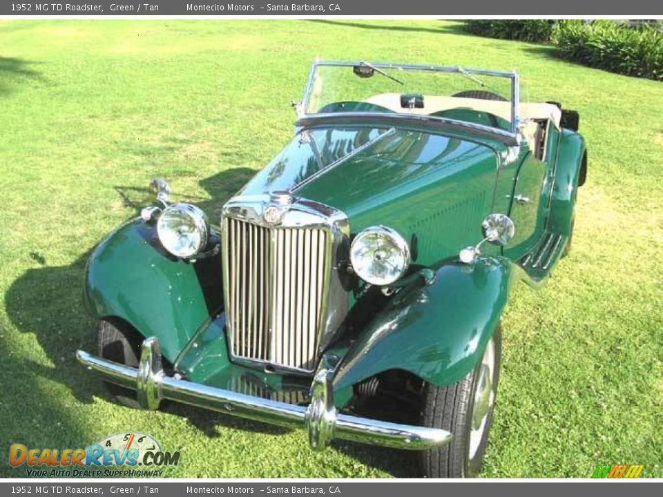 1952 MG TD Roadster Green / Tan Photo #5