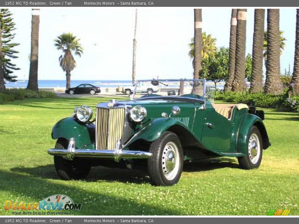 Front 3/4 View of 1952 MG TD Roadster Photo #6