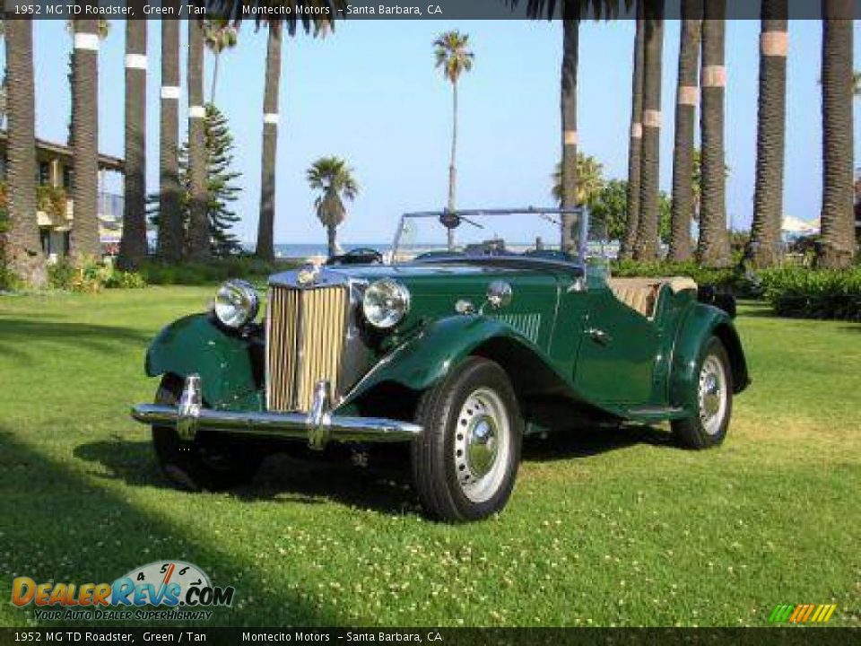 1952 MG TD Roadster Green / Tan Photo #8