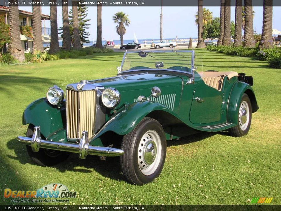 Front 3/4 View of 1952 MG TD Roadster Photo #9