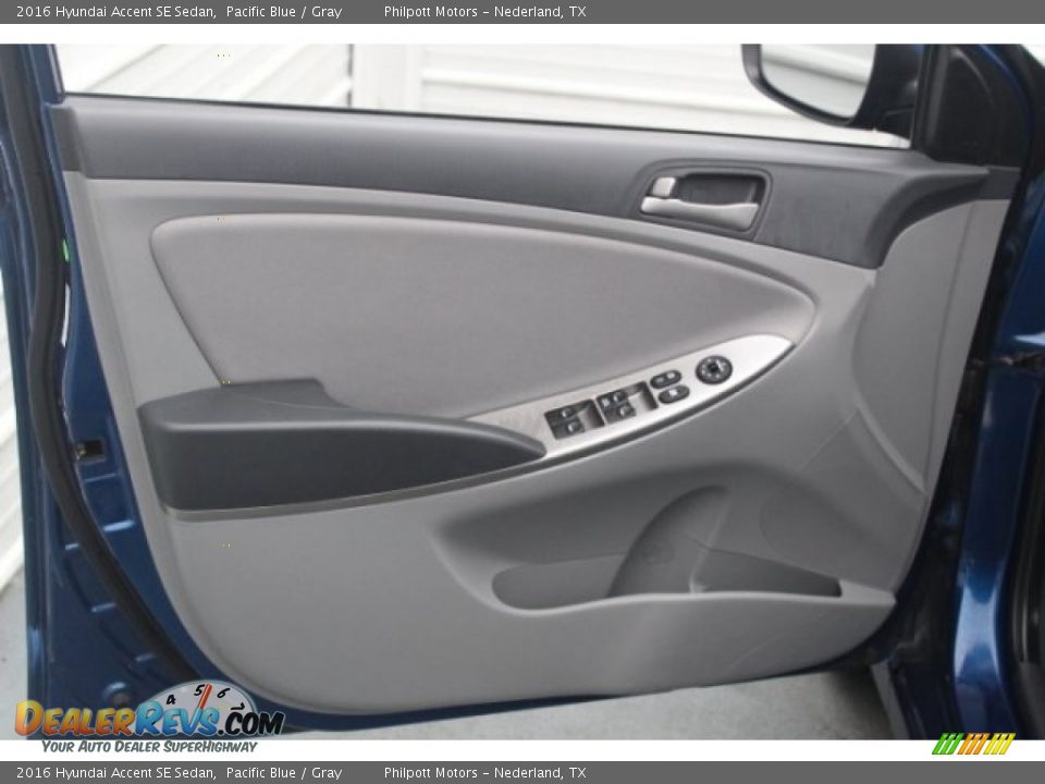 2016 Hyundai Accent SE Sedan Pacific Blue / Gray Photo #13
