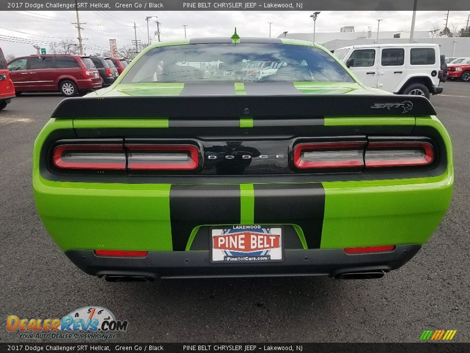 2017 Dodge Challenger SRT Hellcat Green Go / Black Photo #6