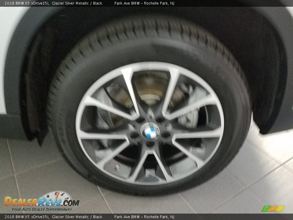 2018 BMW X5 xDrive35i Glacier Silver Metallic / Black Photo #24