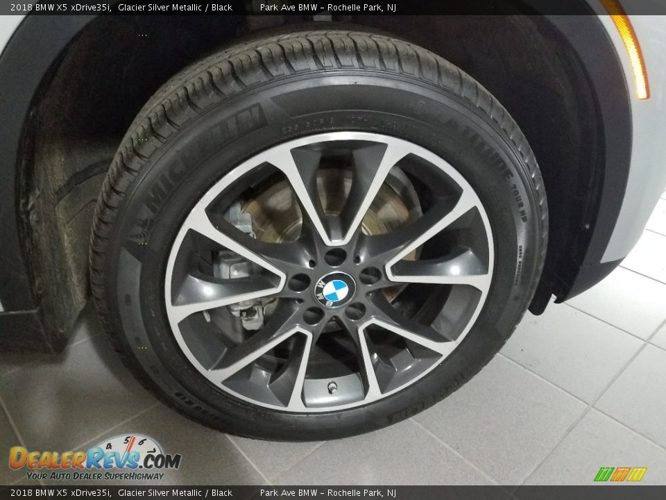 2018 BMW X5 xDrive35i Glacier Silver Metallic / Black Photo #26
