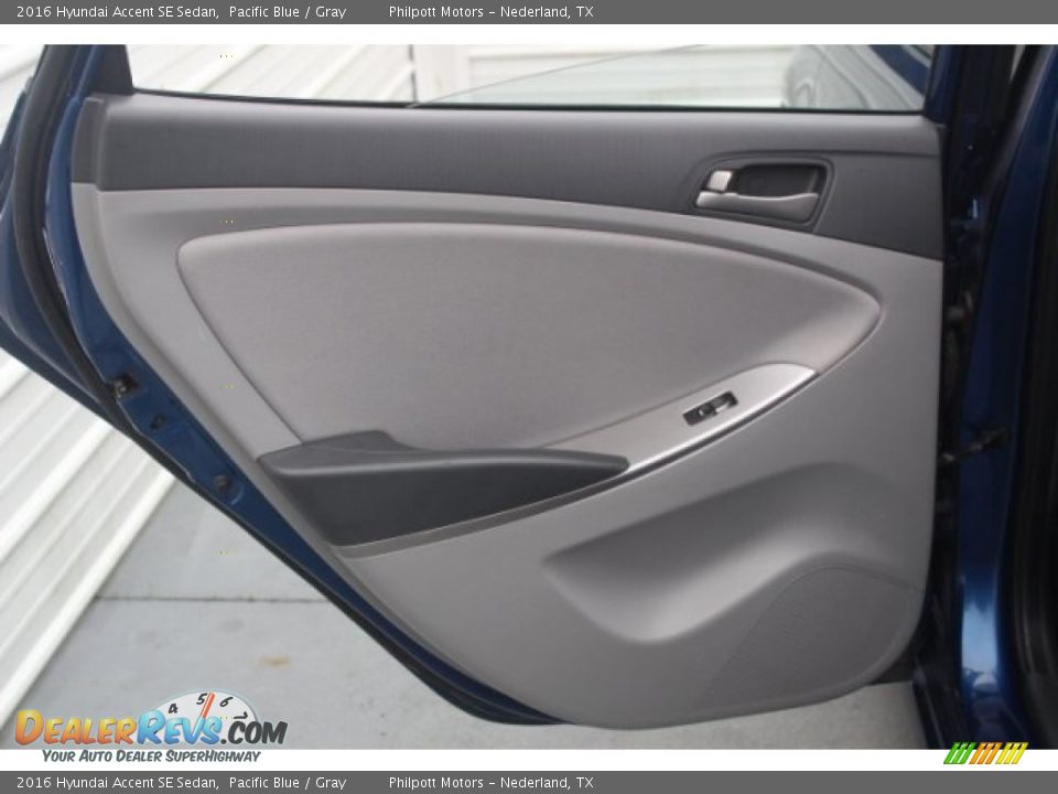 2016 Hyundai Accent SE Sedan Pacific Blue / Gray Photo #22