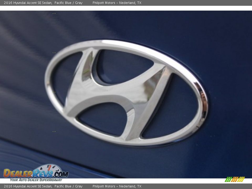 2016 Hyundai Accent SE Sedan Pacific Blue / Gray Photo #33