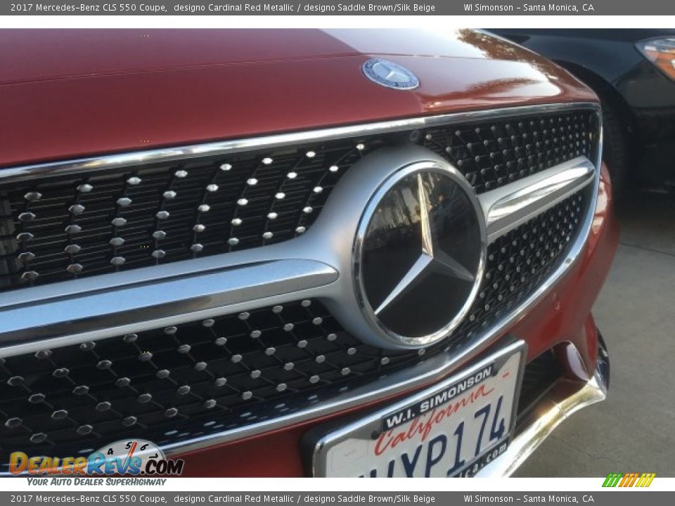 2017 Mercedes-Benz CLS 550 Coupe designo Cardinal Red Metallic / designo Saddle Brown/Silk Beige Photo #3