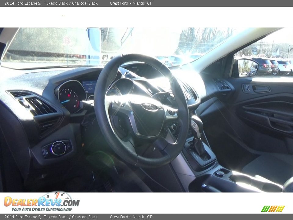 2014 Ford Escape S Tuxedo Black / Charcoal Black Photo #10