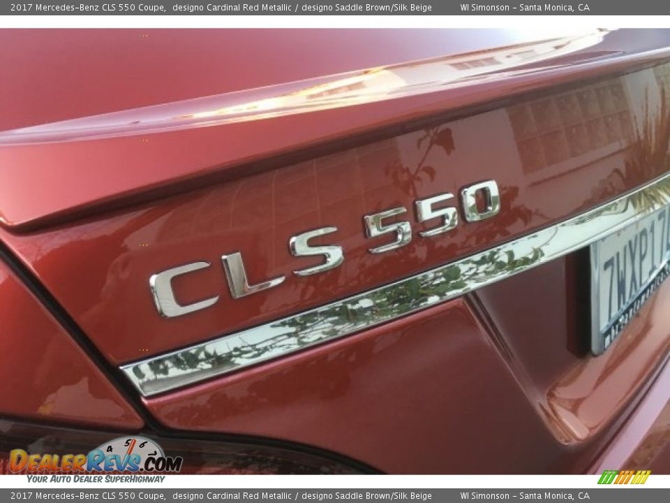 2017 Mercedes-Benz CLS 550 Coupe designo Cardinal Red Metallic / designo Saddle Brown/Silk Beige Photo #5