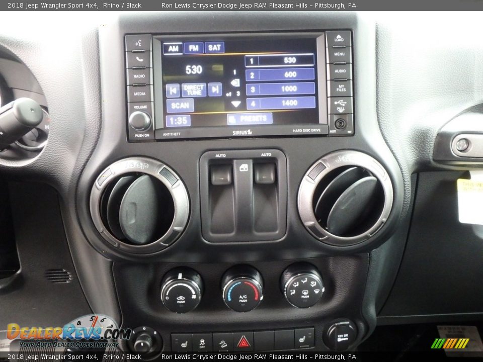 2018 Jeep Wrangler Sport 4x4 Rhino / Black Photo #15